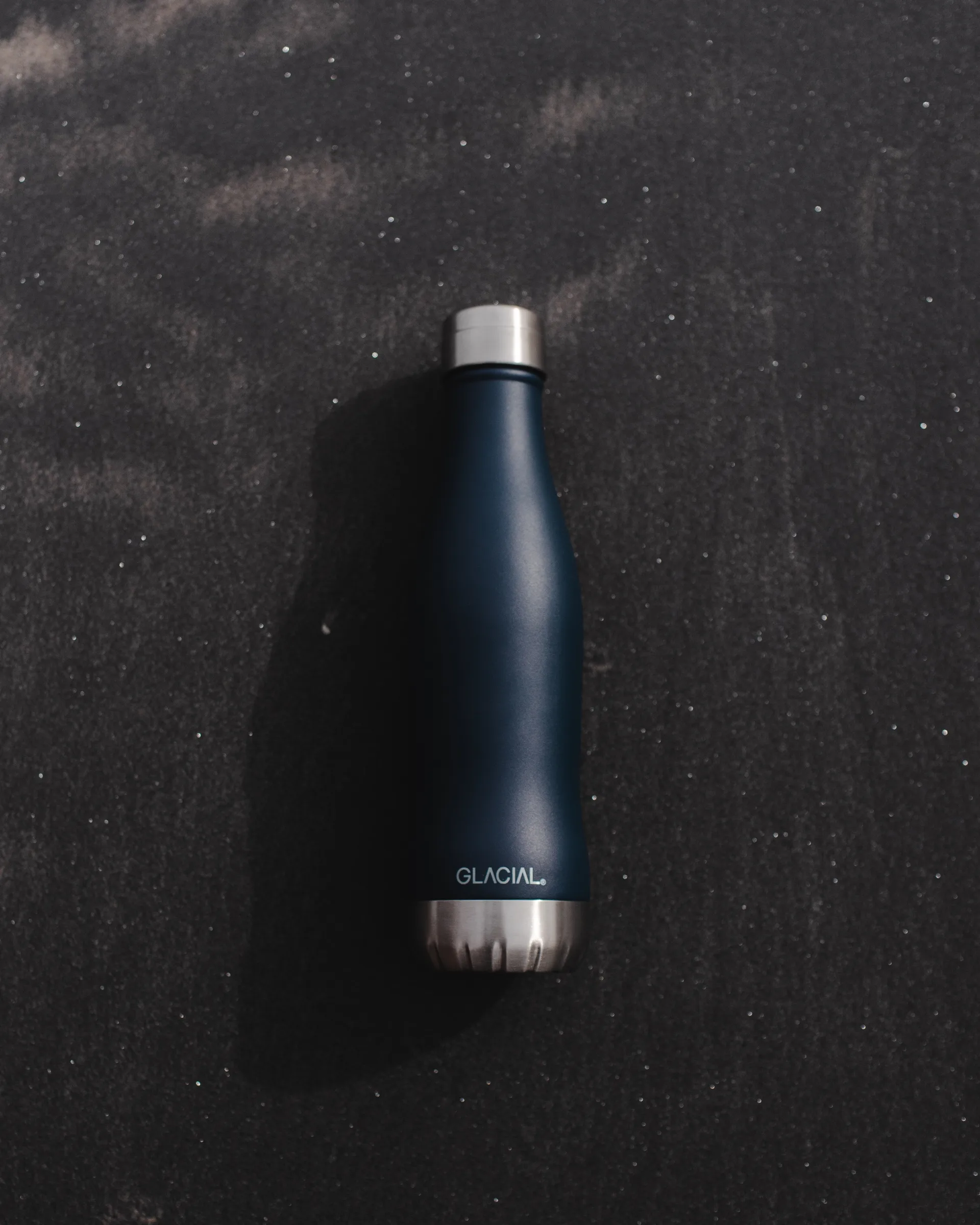 Botella de agua Glacial 400 ml, Matte navy Glacial