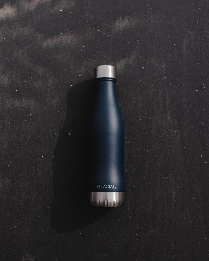 Botella de agua Glacial 400 ml, Matte navy Glacial