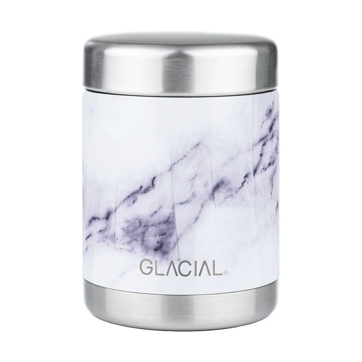 Termo para comida Glacial 350 ml - White marble - Glacial