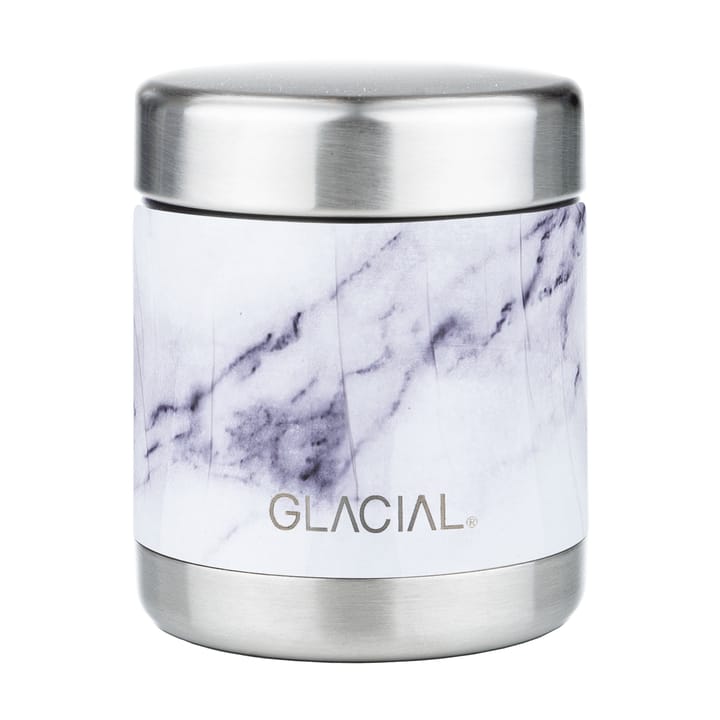 Termo para comida Glacial 450 ml - White marble - Glacial