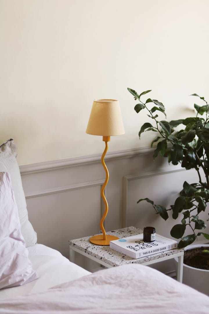 Base de lámpara de mesa Twist 50 , Amarillo Globen Lighting