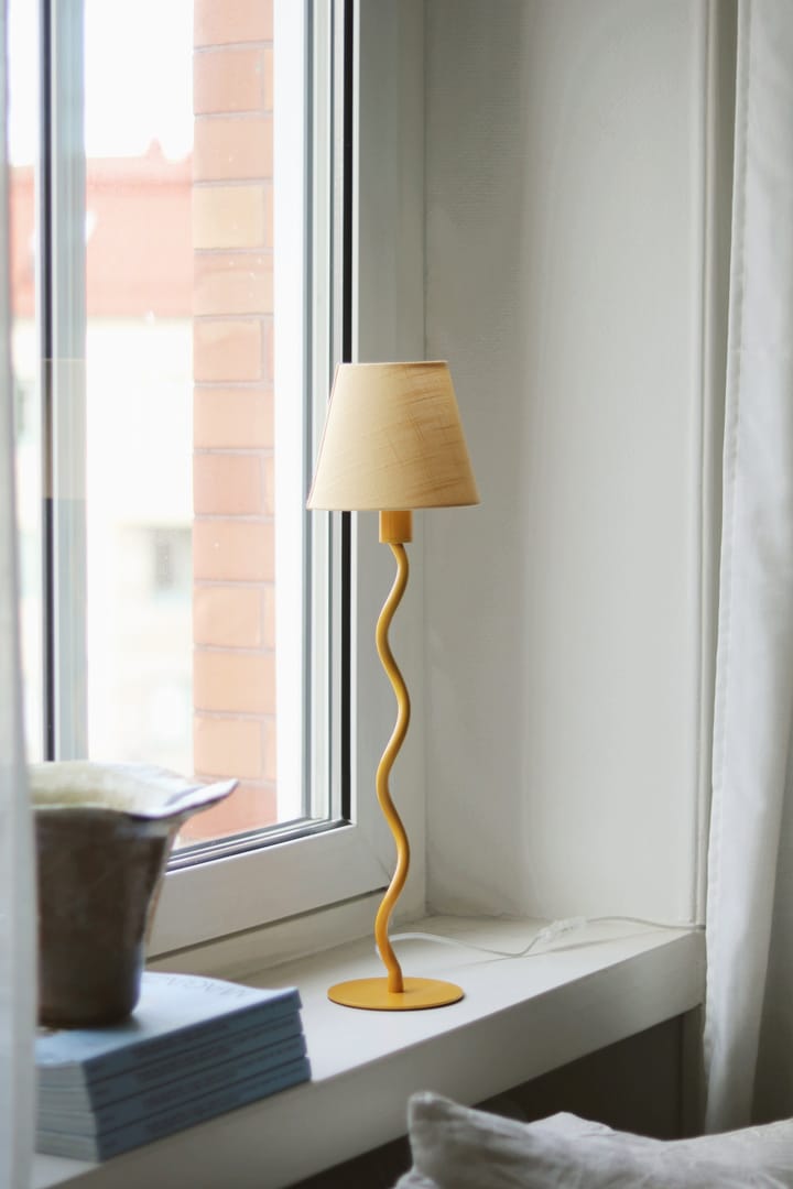 Base de lámpara de mesa Twist 50 , Amarillo Globen Lighting