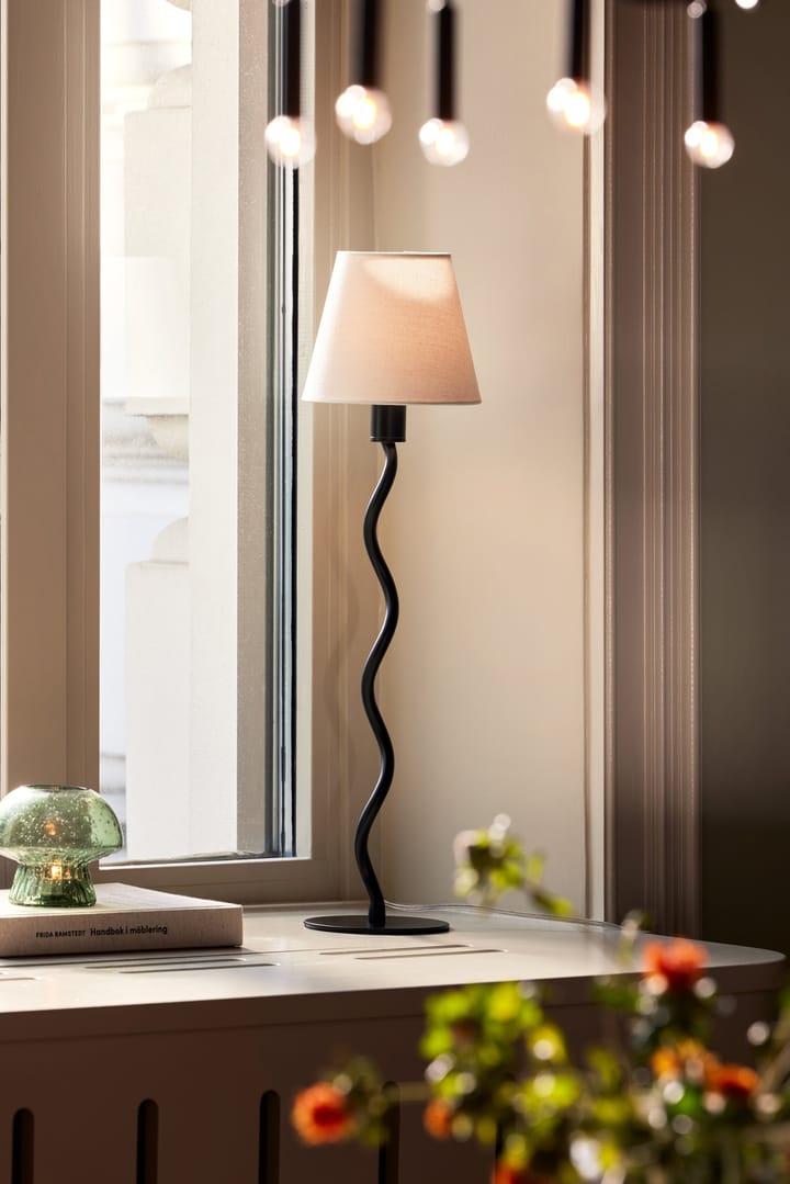 Base de lámpara de mesa Twist 50 , Negro Globen Lighting