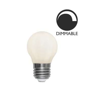 Bombilla E27 LED filamento opalina 45 mm - 5W - Globen Lighting