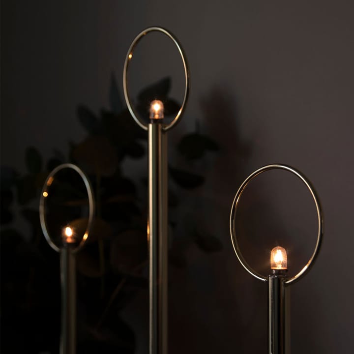 Candelabro de Adviento Natale 3 - Blanco - Globen Lighting