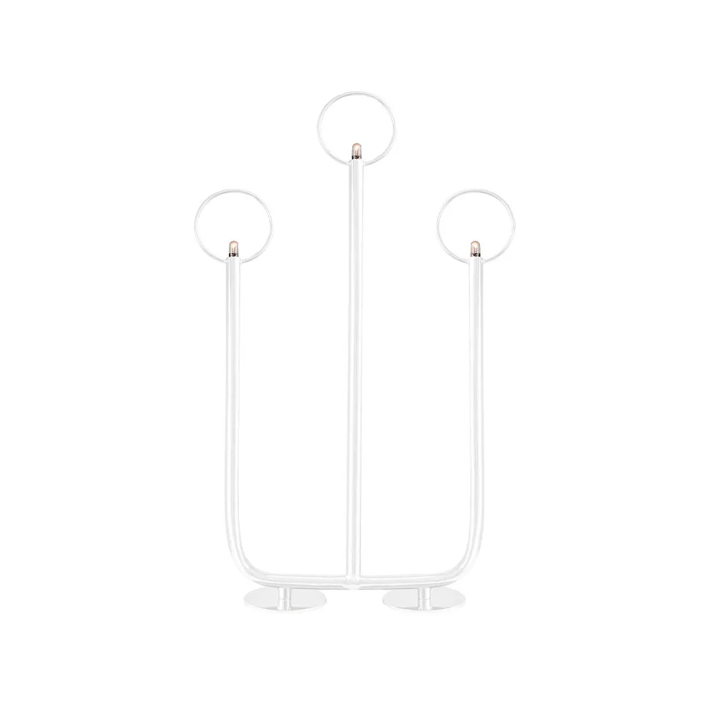 Candelabro de Adviento Natale 3, Blanco Globen Lighting