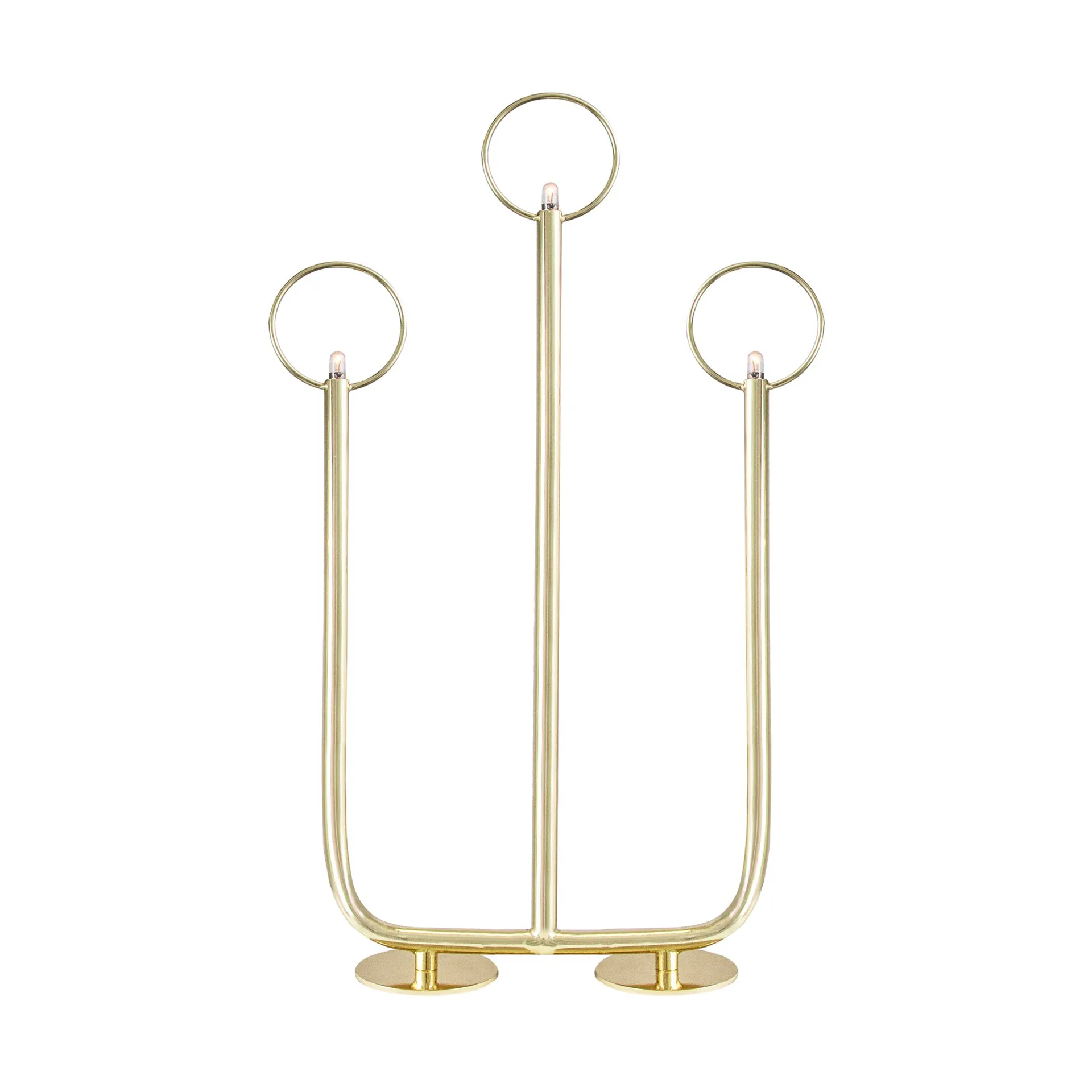 Candelabro de Adviento Natale 3, Latón Globen Lighting