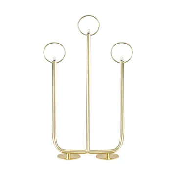 Candelabro de Adviento Natale 3 - Latón - Globen Lighting