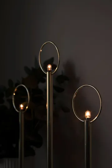 Candelabro de Adviento Natale 3 - Latón - Globen Lighting