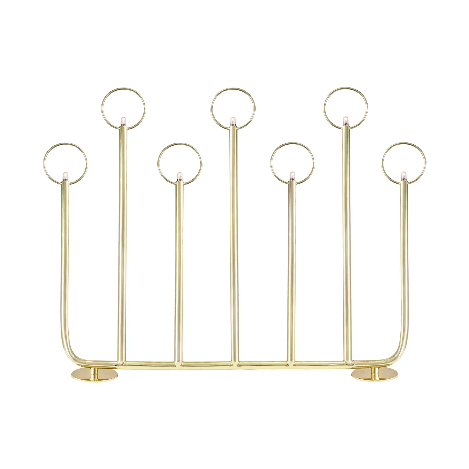 Candelabro de Adviento Natale 7, Latón Globen Lighting