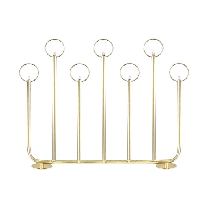 Candelabro de Adviento Natale 7 - Latón - Globen Lighting