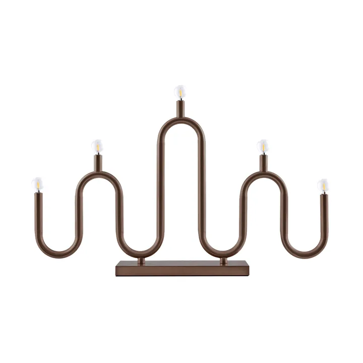Candelabro de Adviento Noel 5 - Bronce - Globen Lighting