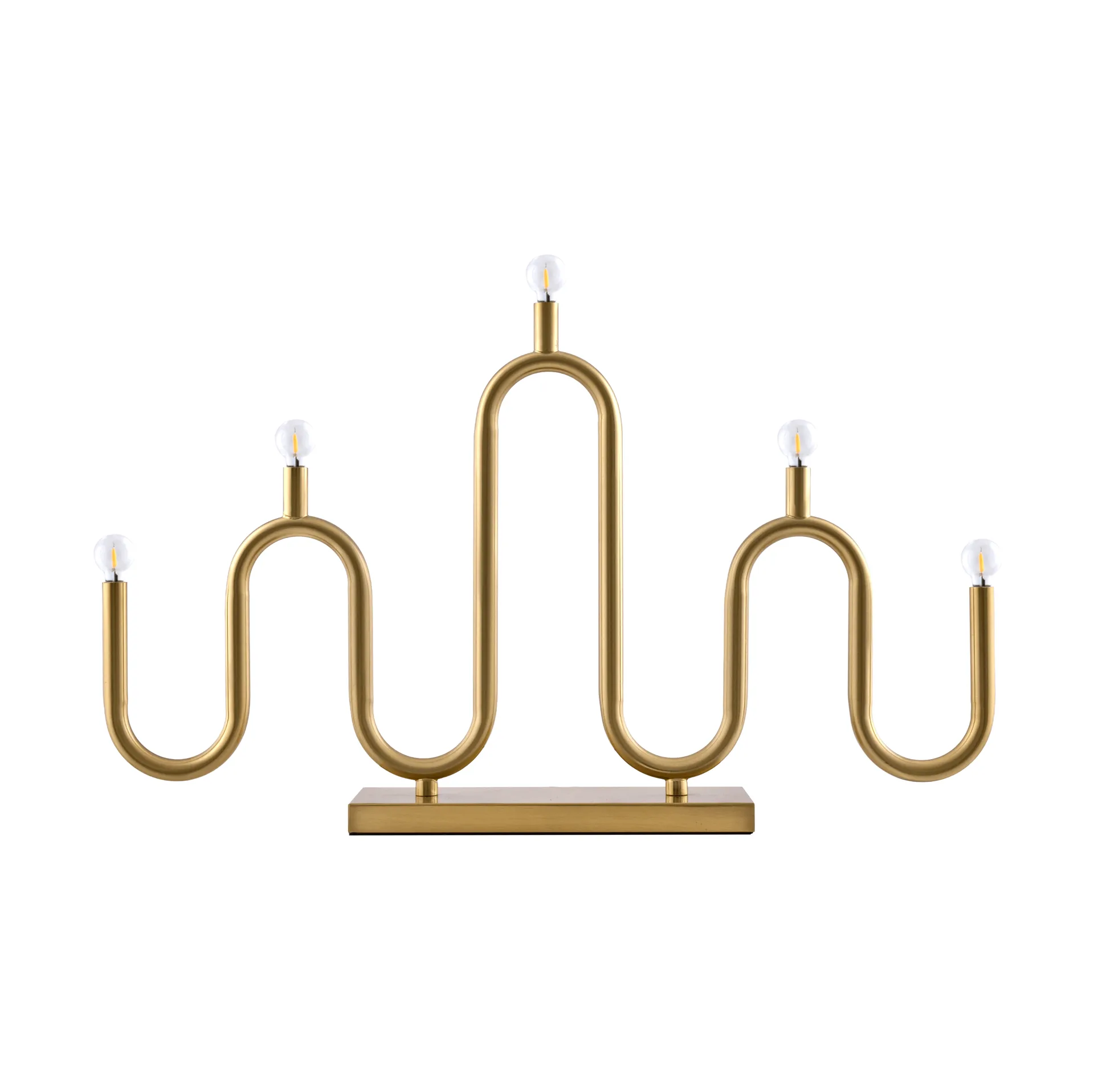 Candelabro de Adviento Noel 5, Latón cepillado Globen Lighting