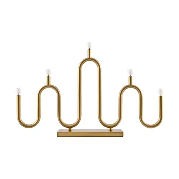 Candelabro de Adviento Noel 5 - Latón cepillado - Globen Lighting