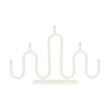 Candelabro de Adviento Noel 5 - Marfil blanco - Globen Lighting