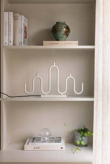 Candelabro de Adviento Noel 5 - Marfil blanco - Globen Lighting