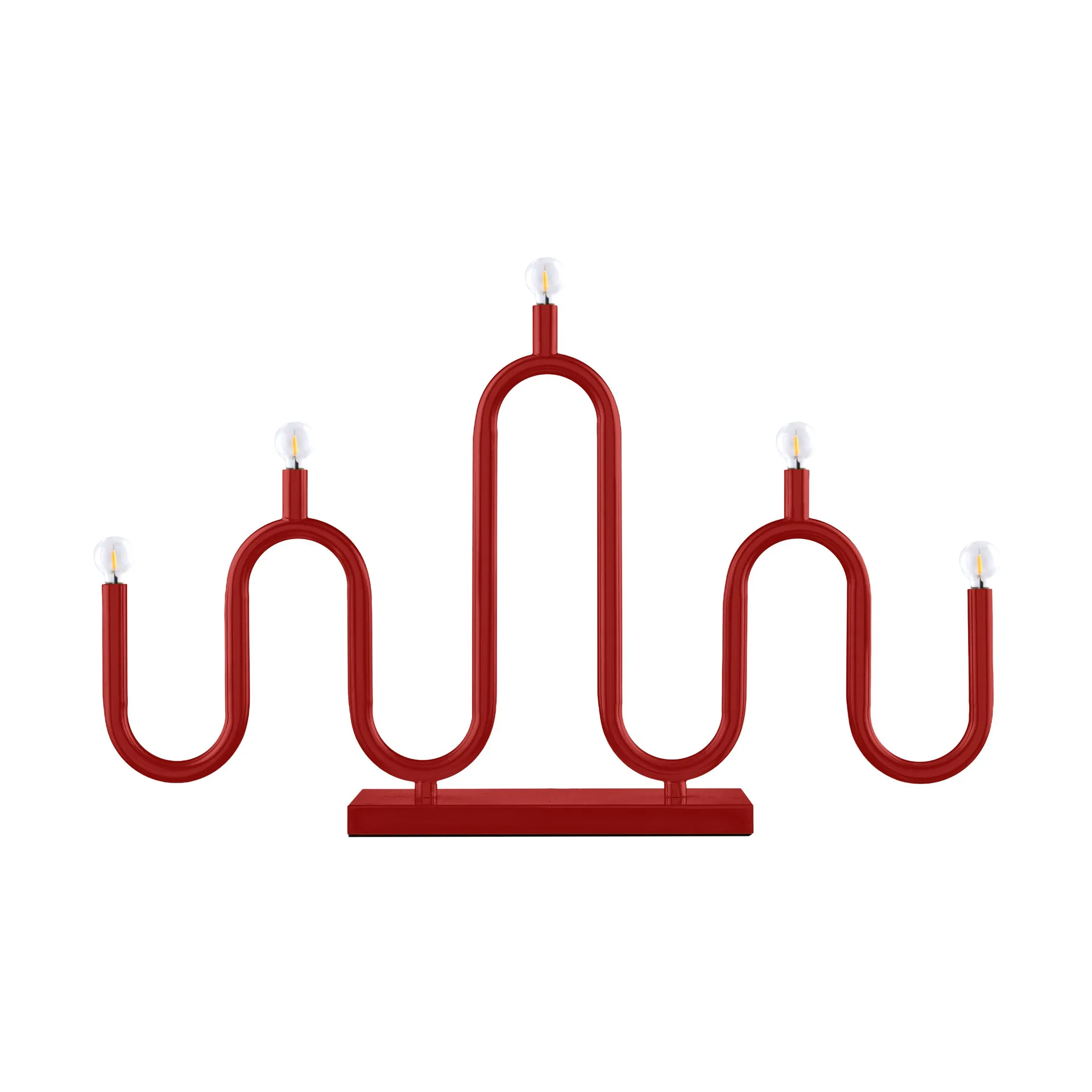 Candelabro de Adviento Noel 5, Rojo Globen Lighting