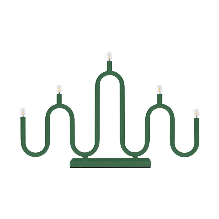 Candelabro de Adviento Noel 5 - Verde - Globen Lighting