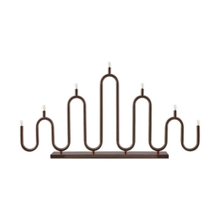 Candelabro de Adviento Noel 7 - Bronce - Globen Lighting