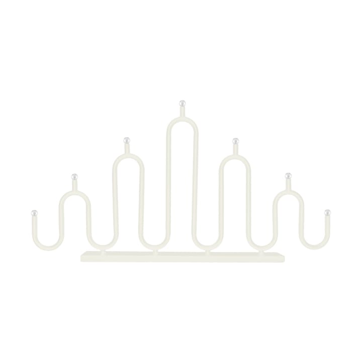 Candelabro de Adviento Noel 7 - Marfil blanco - Globen Lighting