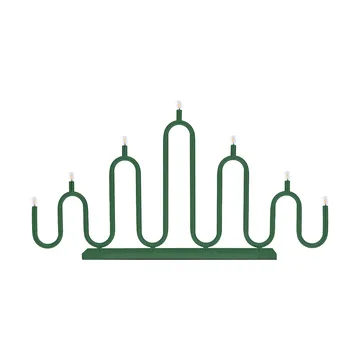 Candelabro de Adviento Noel 7 - Verde - Globen Lighting