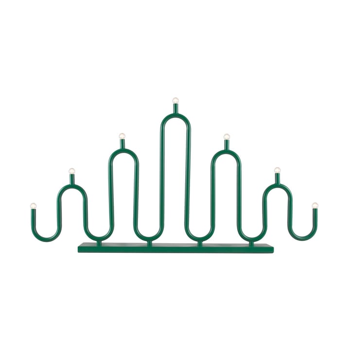 Candelabro de Adviento Noel 7, Verde Globen Lighting