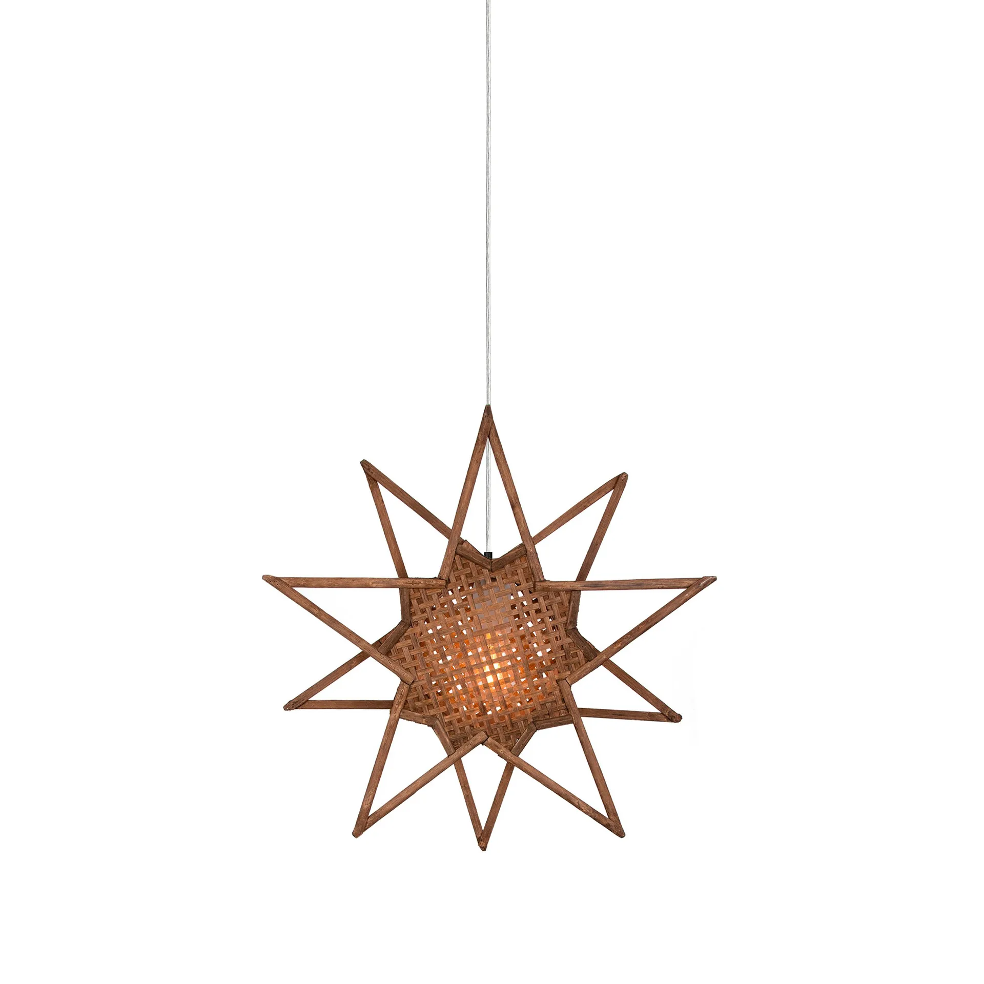 Estrella de Adviento Karin Ø45 cm, marrón Globen Lighting
