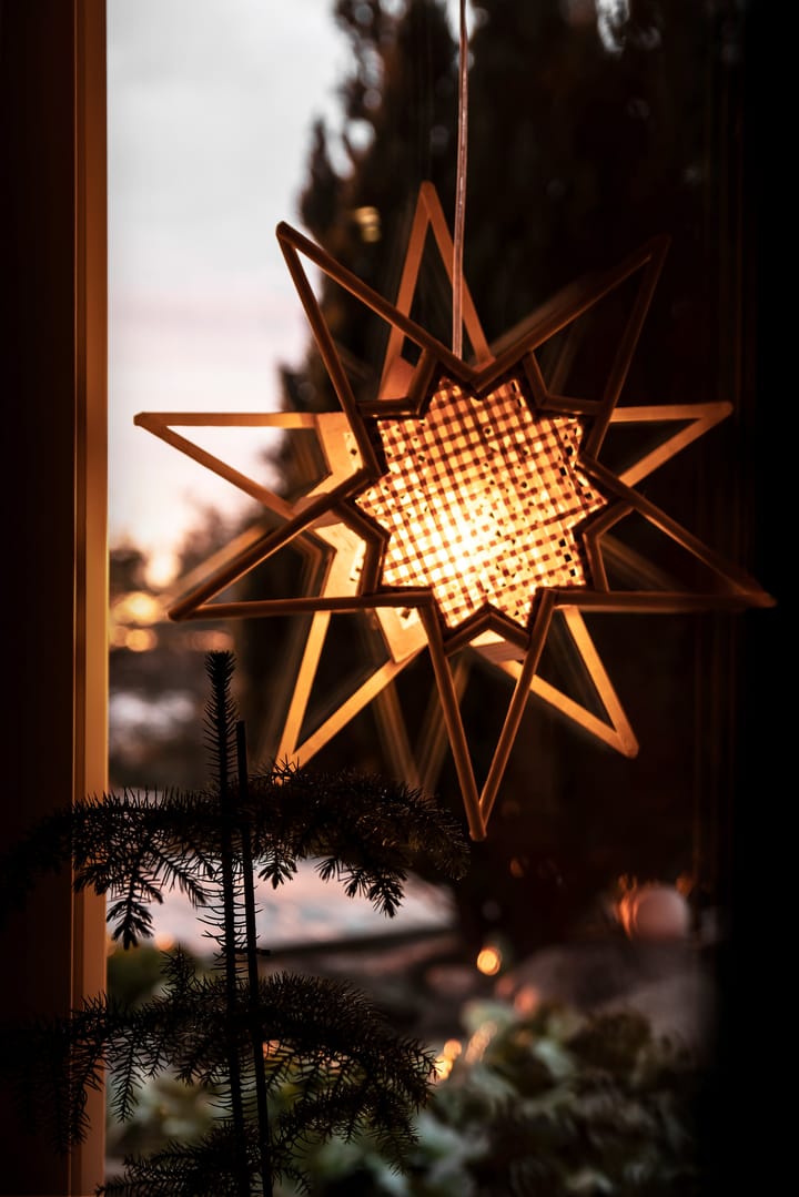 Estrella de Adviento Karin Ø45 cm, marrón Globen Lighting