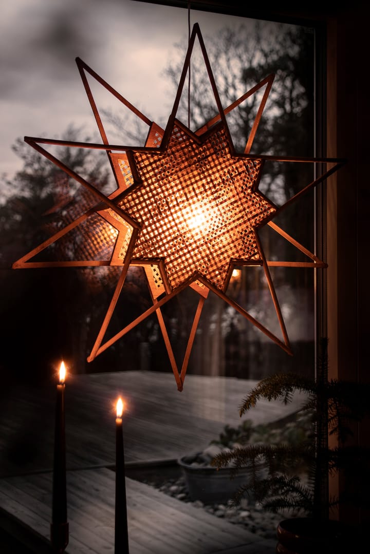 Estrella de Adviento Karin Ø70 cm, marrón Globen Lighting