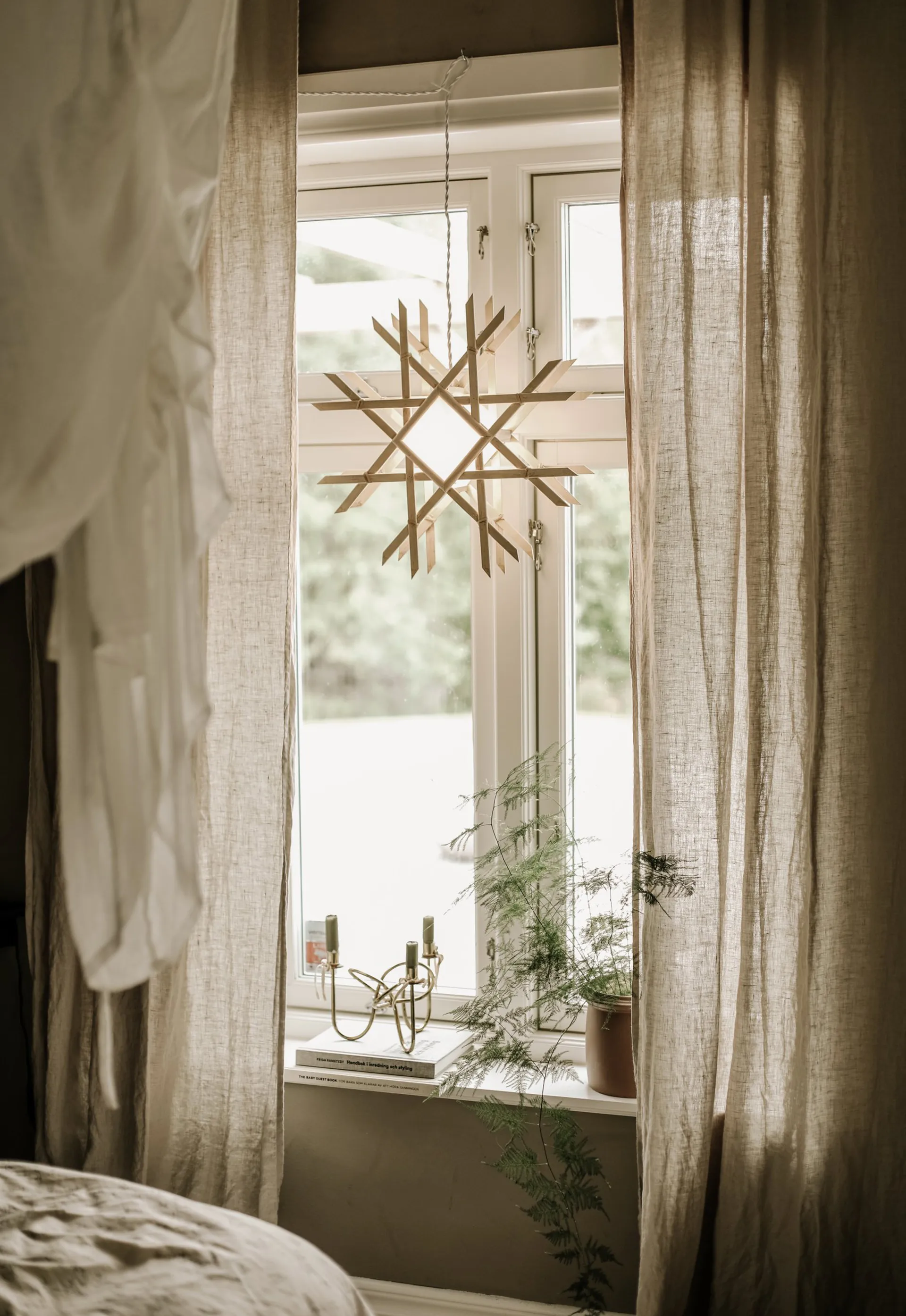 Estrella de Navidad Lea 45, Natural Globen Lighting
