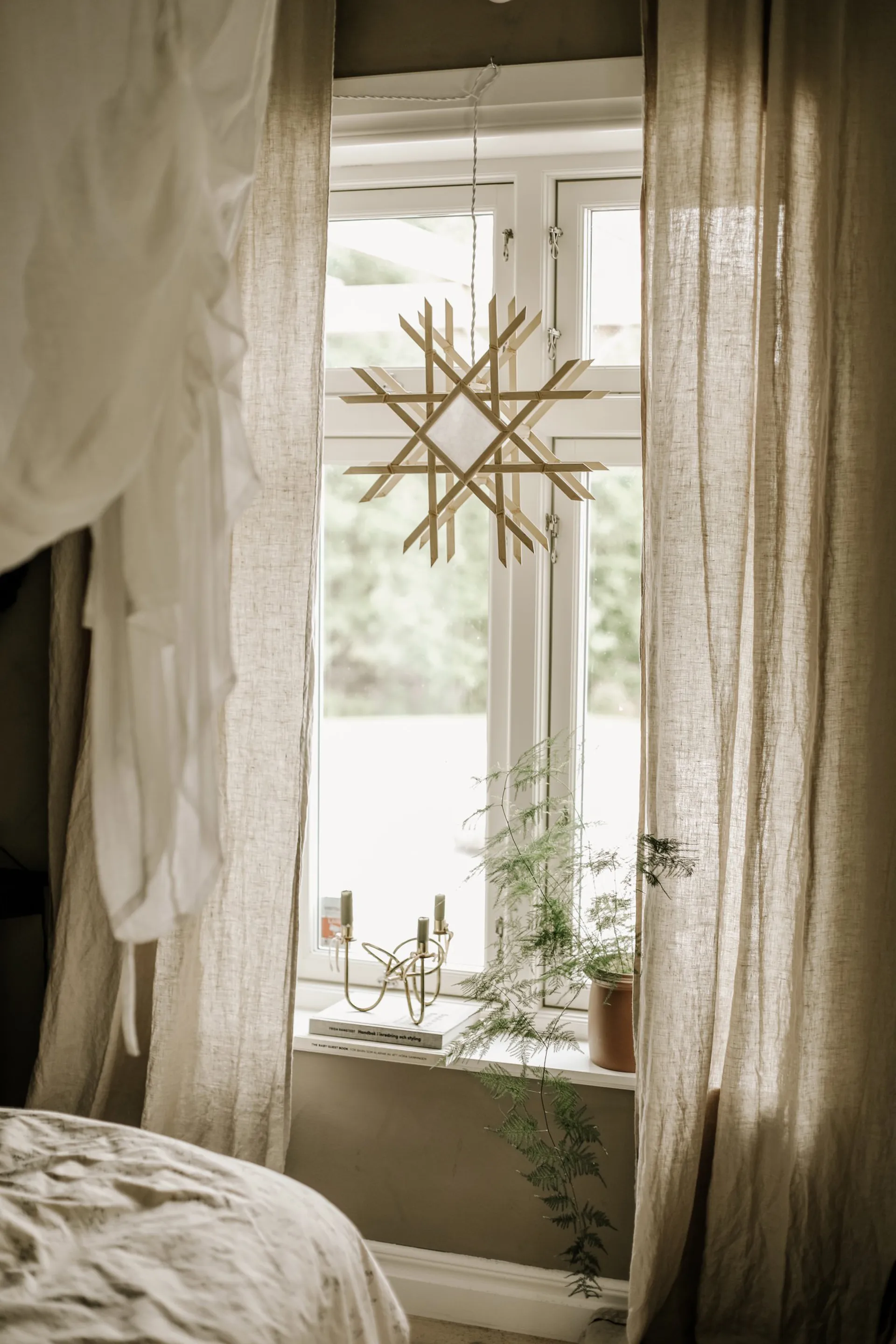 Estrella de Navidad Lea 45, Natural Globen Lighting