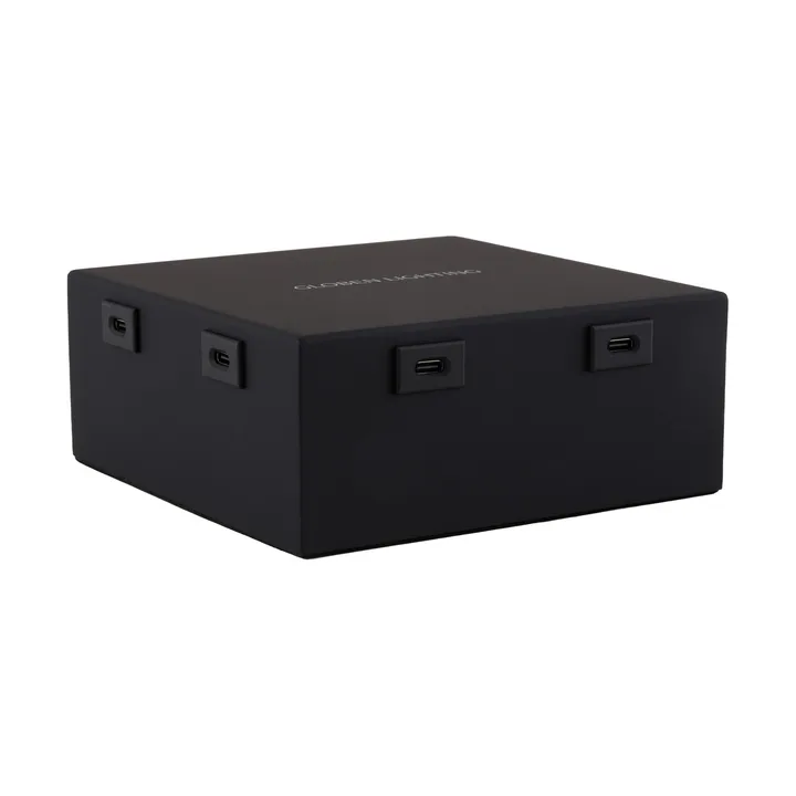 Hub de carga USB C Globen Lighting - Negro, 8 adaptadores - Globen Lighting