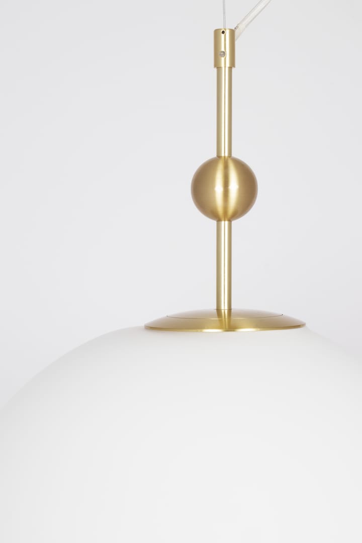Lámpara colgante Astrid Ø40 cm, Latón cepillado-blanco Globen Lighting