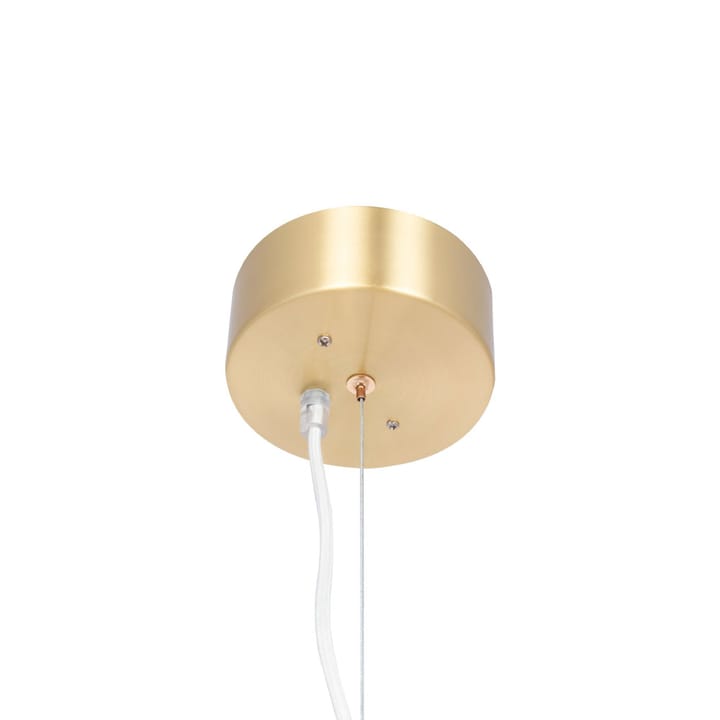 Lámpara colgante Astrid, Latón/blanco, 8 lámparas Globen Lighting