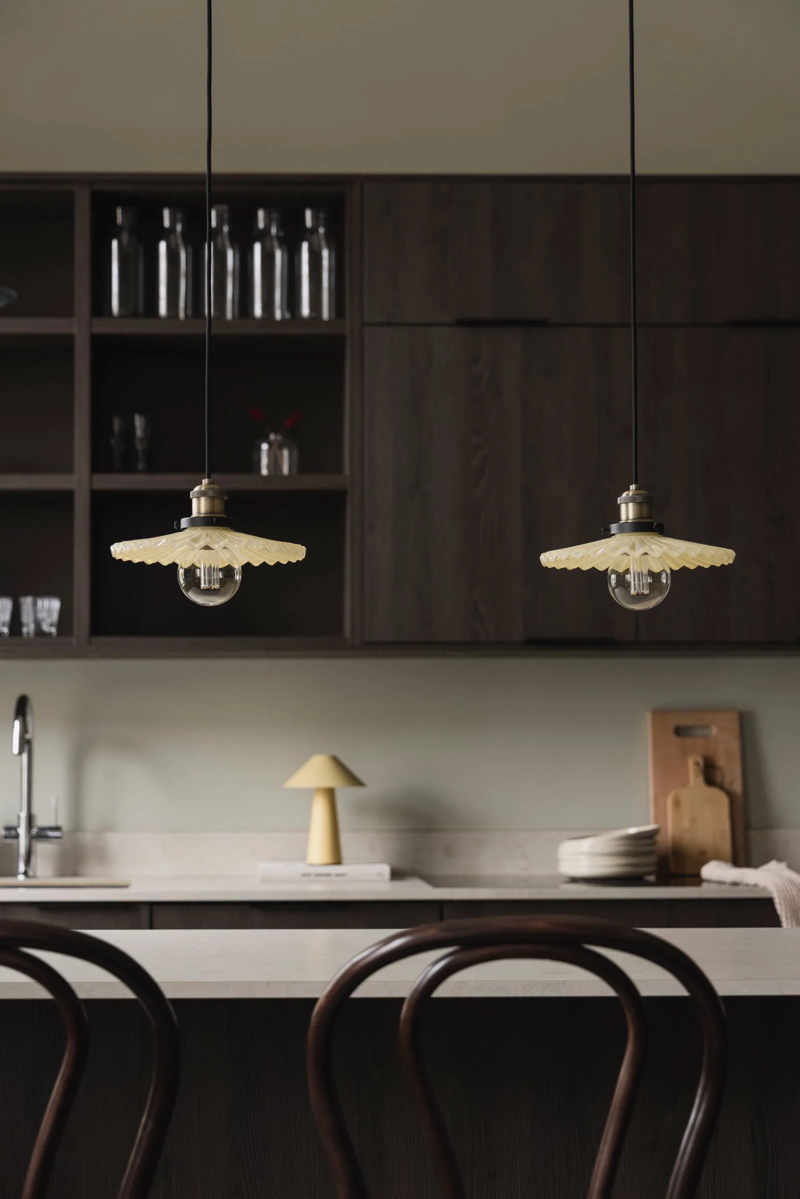 Lámpara colgante Cobbler Ø25 cm, Crema Globen Lighting