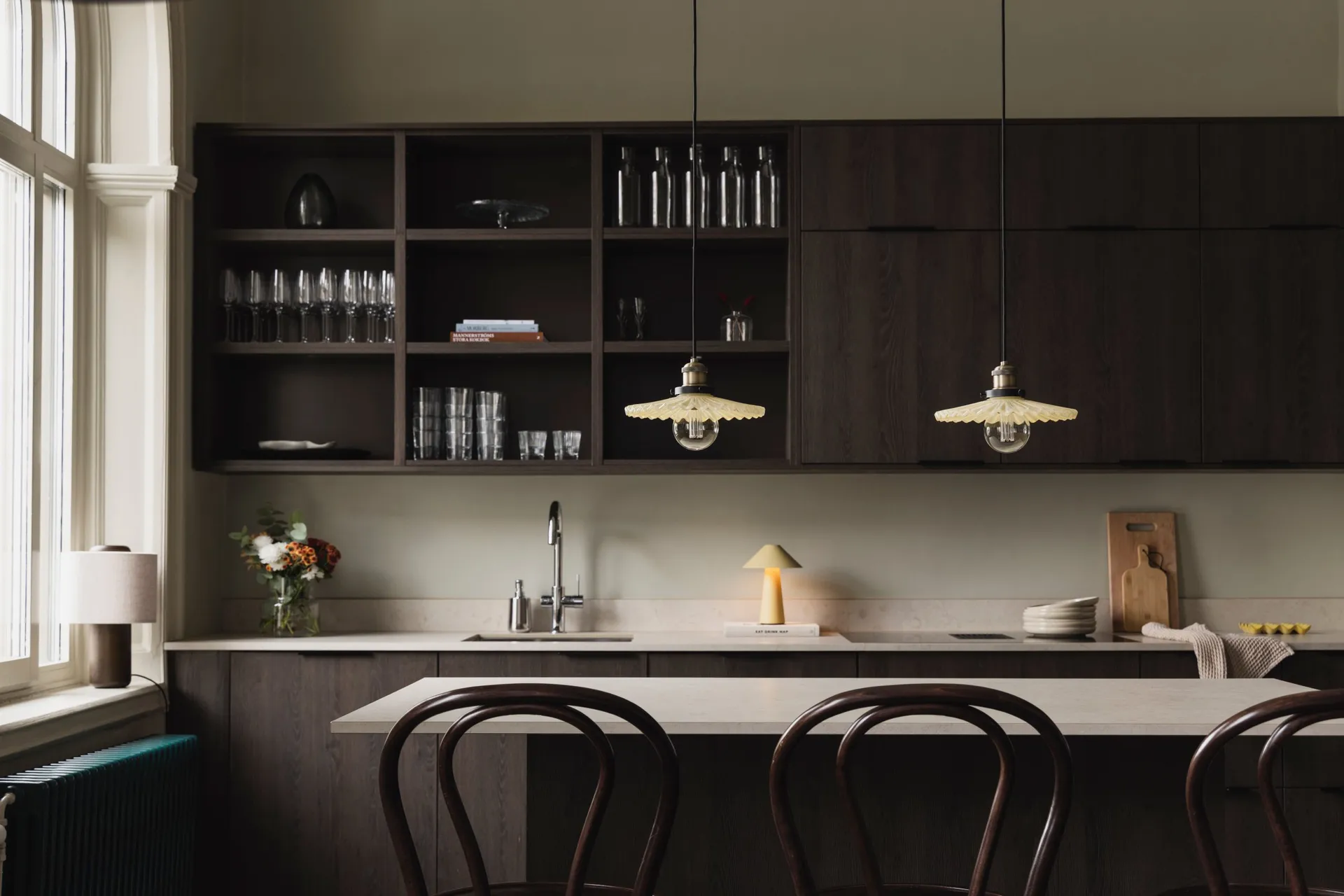 Lámpara colgante Cobbler Ø25 cm, Crema Globen Lighting