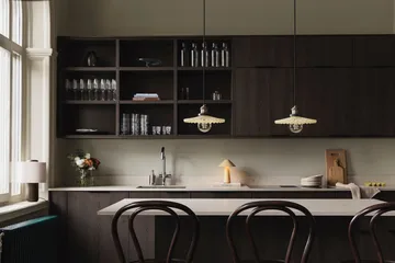 Lámpara colgante Cobbler Ø25 cm - Crema - Globen Lighting