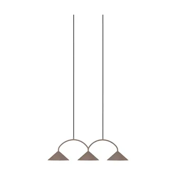 Lámpara colgante Curve 3 - Moca - Globen Lighting