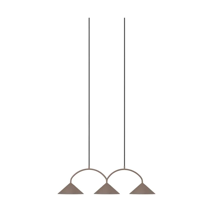 Lámpara colgante Curve 3 - Moca - Globen Lighting