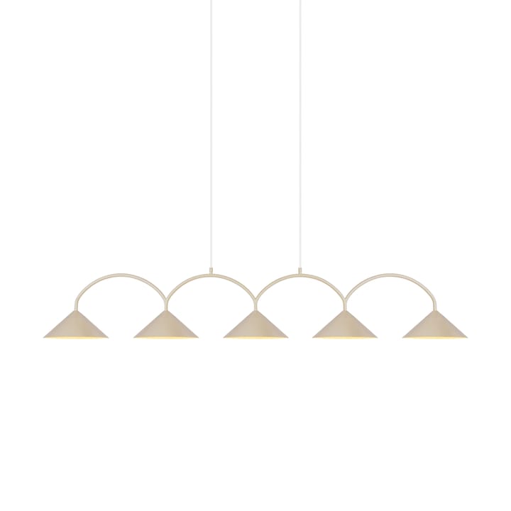 Lámpara colgante Curve 5 - Beige - Globen Lighting
