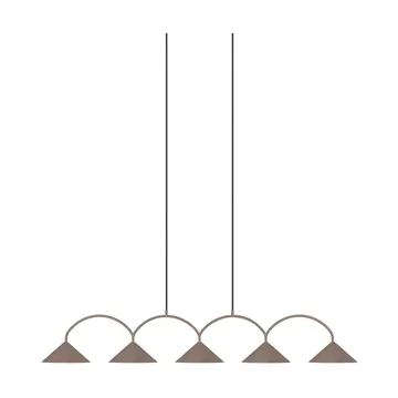 Lámpara colgante Curve 5 - Moca - Globen Lighting
