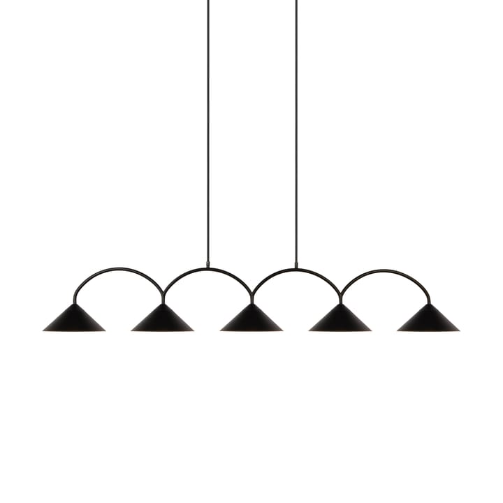 Lámpara colgante Curve 5 - Negro - Globen Lighting