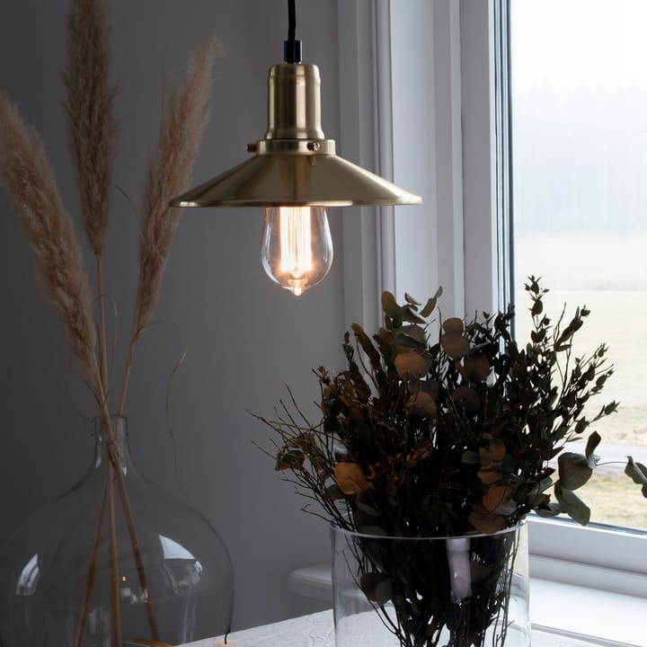 Lámpara colgante Disc mini - latón cepillado - Globen Lighting