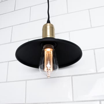 Lámpara colgante Disc mini - negro mate-latón cepillado - Globen Lighting
