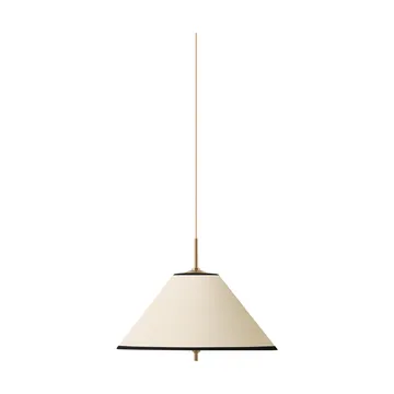 Lámpara colgante Iris 25 - Crema-negro (blanco-dorado) - Globen Lighting