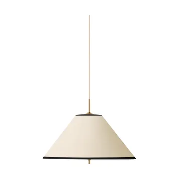 Lámpara colgante Iris 50 - Crema-negro (blanco-dorado) - Globen Lighting