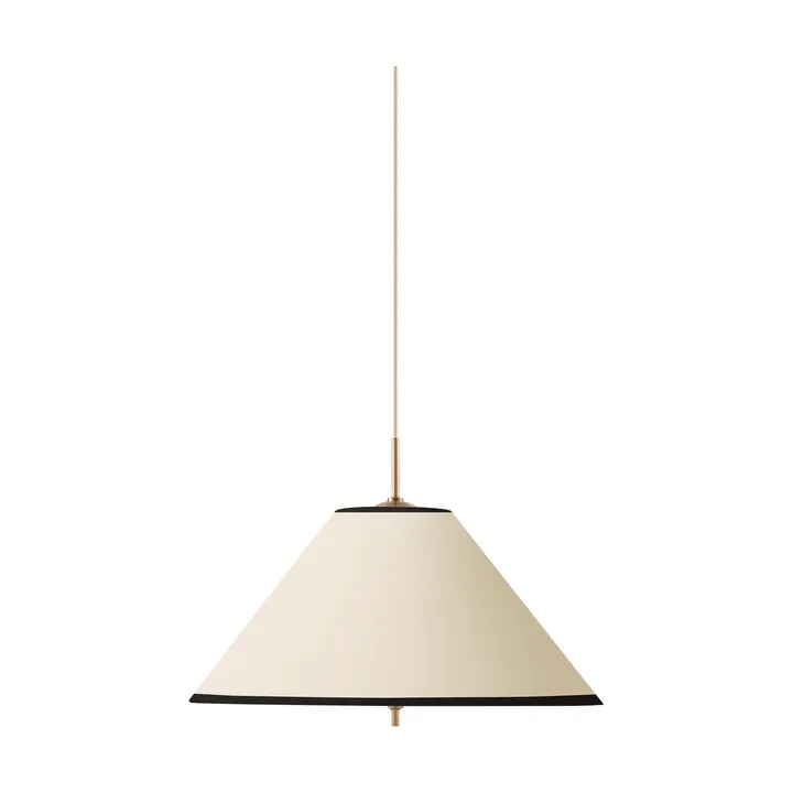 Lámpara colgante Iris 50 - Crema-negro (blanco-dorado) - Globen Lighting