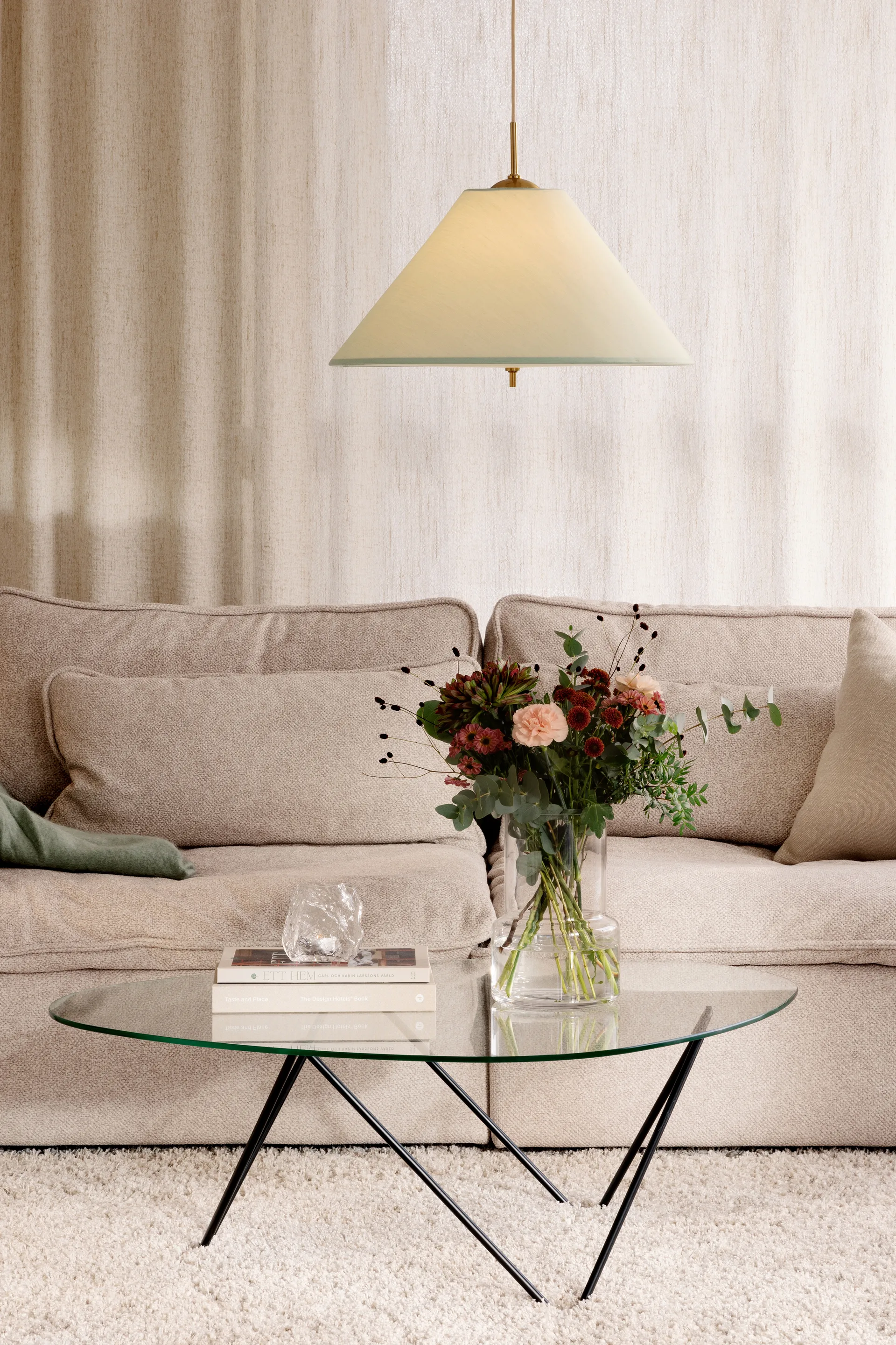 Lámpara colgante Iris 50, Verde Globen Lighting