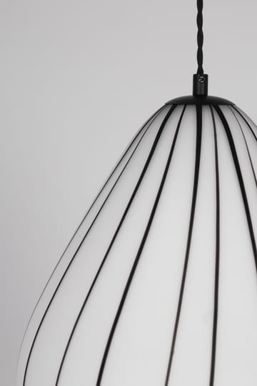 Lámpara colgante Lewis Ø30 cm - blanco-negro - Globen Lighting