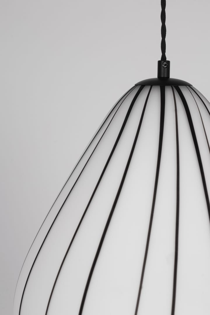 Lámpara colgante Lewis Ø30 cm - blanco-negro - Globen Lighting